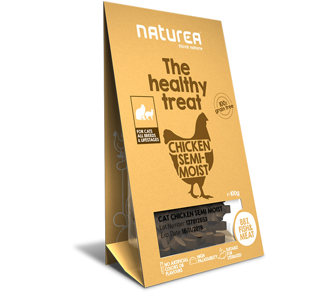 Naturea Kattanammi - Kjúklingur Semi-Moist 100g